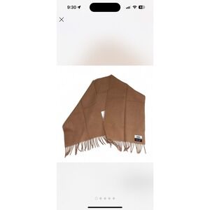 Jordan‎ Marsh 100% Merino Wool Scarf  Classic Warm Winter Accessory